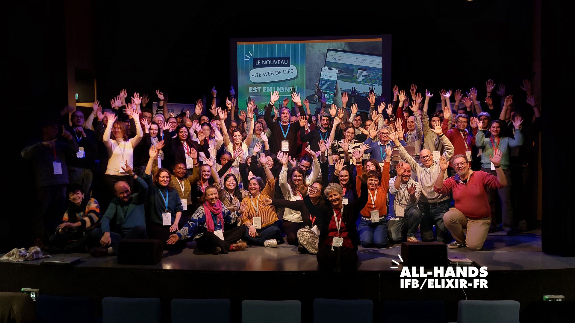 Photo de groupe All-hands 2025 IFB/ELIXIR-FR